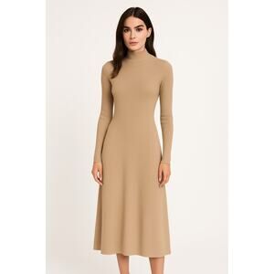 Jonathan Simkhai Standard Sage Green Cashmere Blend Open Back Maxi Dress